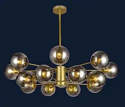 Люстра молекула Levistella 7526033-16 GD+BK - мініатюра 2