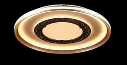 Люстра стельова LED Splendid Ray L55088/500B/1, 1 лампа, 50 см, сірий/золотий, димер, сучасний стиль - мініатюра 3