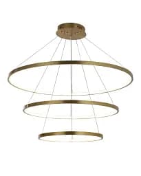 Підвісний світильник, люстра Goldlux 330031 Lea 3 Led 3x60W 4000K 8000Lm IP20 Золото - мініатюра 2