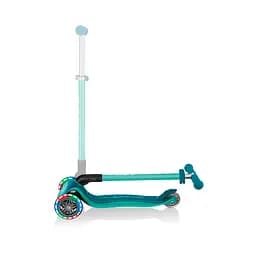 Самокат Globber Primo foldable plus lights, колеса з підсвічуванням, зелений (439-107) - мініатюра 8