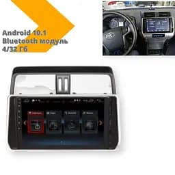 Автомагнітола XPRO штатна Toyota Prado 2018 Android 10.1 (4/32) чорний (Toyota Prado 2018_8360) - мініатюра 4