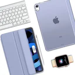 Чохол-книжка BeCover Tri Fold Hard для Apple iPad Air 4 10.9 2020/2021 Purple (706862) - мініатюра 4