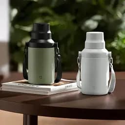 Термос MiJia Big Belly Thermos Cup 1L MJDDB01PL Green - мініатюра 2