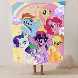 Плед 3D плюшевий подарунковий My Littlе Pony 160х200 см - мініатюра 2