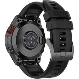 Ремінець DK CDK для Garmin MARQ Golfer 22mm Silicone Sport Band Classic (015189) (black) - мініатюра 4