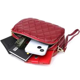 Сумка для жінок Vintage на три відділення з натуральної шкіри 19х12х6.5 см sum0027533 - мініатюра 8