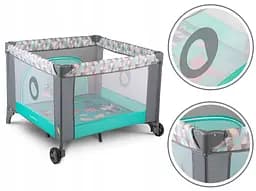 Манеж Lionelo Sofie Turquoise Scandi - мініатюра 6