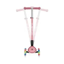 Самокат Globber Primo foldable plus lights, колеса з підсвічуванням, пастельно-рожевий (439-210) - мініатюра 5