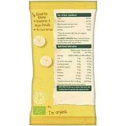 Дитячі фруктові снеки Organix Banana Puffcorn органічні 10 г - мініатюра 2