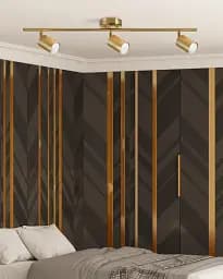 Світильник поворотний, спот Goldlux 327277 Goldi GU10 3x10W IP20 Золотий - мініатюра 2