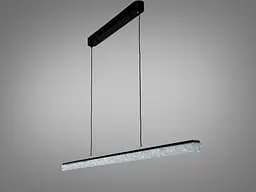 Сучасний лінійний LED підвіс Diasha 1105/1200BK чорний 27W 120 см для кухні та столу - мініатюра 4