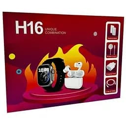 Смарт-годинник Fendior H16+TWS+Powerbank+Charge Silver - мініатюра 7