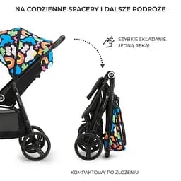 Прогулянкова коляска Kinderkraft Grande Plus, Pink (4444) - мініатюра 4
