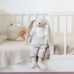 М'яка іграшка Canpol babies Кролик, бежевий (80/200_bei) - мініатюра 6