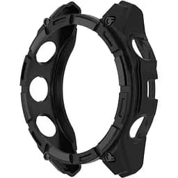 Чохол-бампер DK для Garmin Fenix 8 47mm Solar Силікон Outlines (black) - мініатюра 3