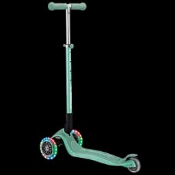 Самокат Globber Primo foldable plus lights, колеса з підсвічуванням, м'ятний (439-206) - мініатюра 2