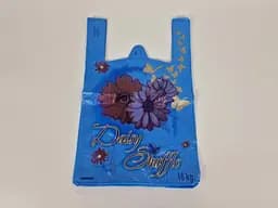 Пакет майка з малюнком поліетиленова 29х46 GS "Daisy Shuffle" синя 250 шт/уп. - мініатюра 8