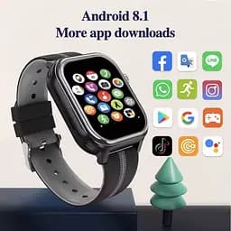 Дитячий смарт-годинник Wonlex KT39 годинник-телефон з відеодзвінком GPS WI-FI і SIM-картою Black (19136) - мініатюра 6