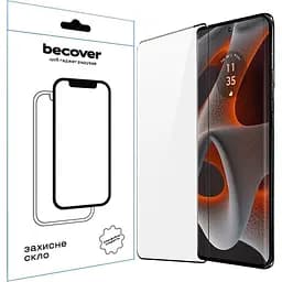Захисне скло BeCover Edge для Motorola Edge 50 Pro Black (712346)