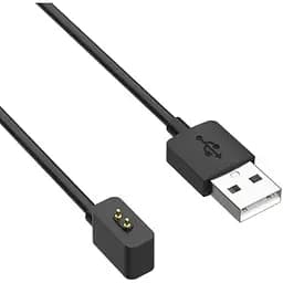 Зарядний пристрій DK CDK для Xiaomi Redmi Watch 5 Active кабель (60см) USB (015554) (black) - мініатюра 4