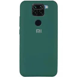 Чохол Silicone Cover Full Protective AA для Xiaomi Redmi Note 9 / Redmi 10X Зелений / Pine green