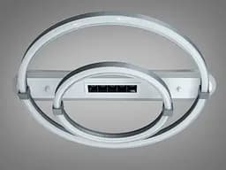 Сучасна LED-люстра кільця Diasha 5141/500+300GR 88W, 4840 lm, 56x50 см - мініатюра 5