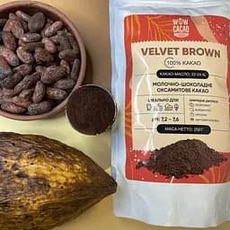 Какао-порошок Wow Cacao Velvet Brown 100% 250 г - мініатюра 2