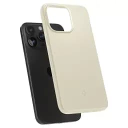 Чохол Spigen Thin Fit Mute Beige для iPhone 15 Pro Max (ACS06551) - мініатюра 5