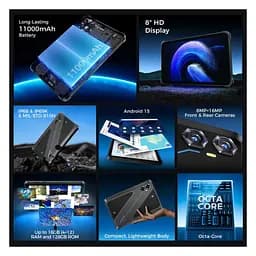 Планшет OUKITEL RT3 plus 8" 4/128GB/ NFC / LTE Black (6941749808516) - мініатюра 4