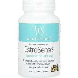 Гормональный баланс Natural Factors WomenSense EstroSense Hormone Balancing 60 вегетарианских капсул