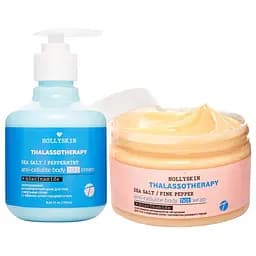 Набор для тела Hollyskin Антицеллюлитный: Разогревающее обертывание 250 мл + Охлаждающий крем 250 мл