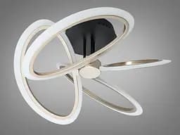 Стельова LED-люстра Diasha WG5144/4 60W, 4 світлових петлі, 3 кольори світла, Ø56 см - мініатюра 6