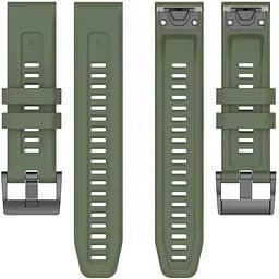 Ремінець DK CDK для Garmin MARQ Driver 22mm Silicone Sport Band Classic (015189) (green) - мініатюра 2