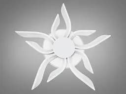 Стельовий світильник LED Diasha 2482/5+5WH, 82W, 3200K-6500K, білий метал, сучасний стиль, з пультом управління - мініатюра 4