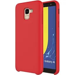 Чохол-накладка Toto Liquid Silicone case Samsung Galaxy J6 2018 Red