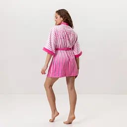 Халат жіночий з плюшевого велюру Victoria's Secret Pink 3433_S 16015 S - мініатюра 4