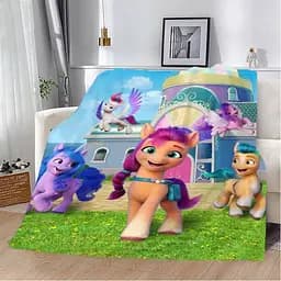 Плед 3D плюшевий подарунковий My Littlе Pony №2 160х200 см - мініатюра 2
