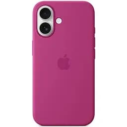 Силіконовий чохол CasePro Silicone Case with MagSafe Fuchsia для iPhone 16 - мініатюра 4
