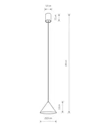 Підвісний світильник, люстра Nowodvorski 11490 Zenith S GU10 1x20W IP20 Теракотовий - мініатюра 9