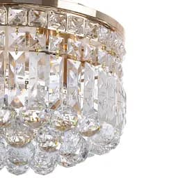 Люстра Brille торт стельова з підсвічуванням LED E14 40W Glass (BCL-613C/3) - мініатюра 5