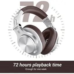 Навушники OneOdio Fusion A70 Bluetooth+3,5мм/6,35мм Silver/Brown (A70 Silver Brown) - мініатюра 5