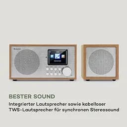 Інтернет-радіо Auna Silver Star Mini Two Internet DAB+/FM (10038348) - мініатюра 3