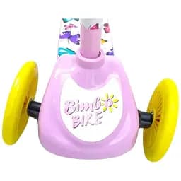 Самокат дитячий Bimbo Bike Метелики для дівчаток три колеса - мініатюра 6