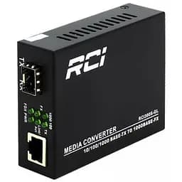 Медіаконвертер RCI 1G, SFP slot, RJ45, standart size metal case (RCI300S-GL) - мініатюра 2