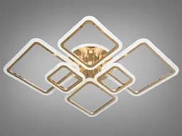 LED люстра на пульті з димером і різнобарвним підсвічуванням, 150W - мініатюра 2