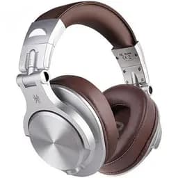 Навушники OneOdio Fusion A70 Bluetooth+3,5мм/6,35мм Silver/Brown (A70 Silver Brown) - мініатюра 2