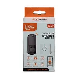 Дверний WiFi дзвінок Light Vision VLC-DR10T(Tuya) White з ІЧ-датчиком руху (75-00153) - мініатюра 11