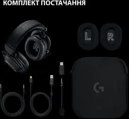 Навушники бездротові ігрові Logitech G Pro X2 Wireless LightSpeed чорні (981-001263) - мініатюра 8