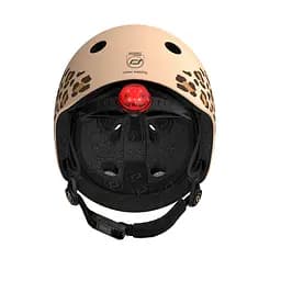 Шолом захисний Scoot and Ride з ліхтариком 45-51 см (XXS/XS) леопардовий - мініатюра 4