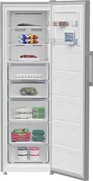 Beko Морозильна камера Beko, 187x60x71, 286л, 1дв., E, NF, нержавіюча сталь - мініатюра 3